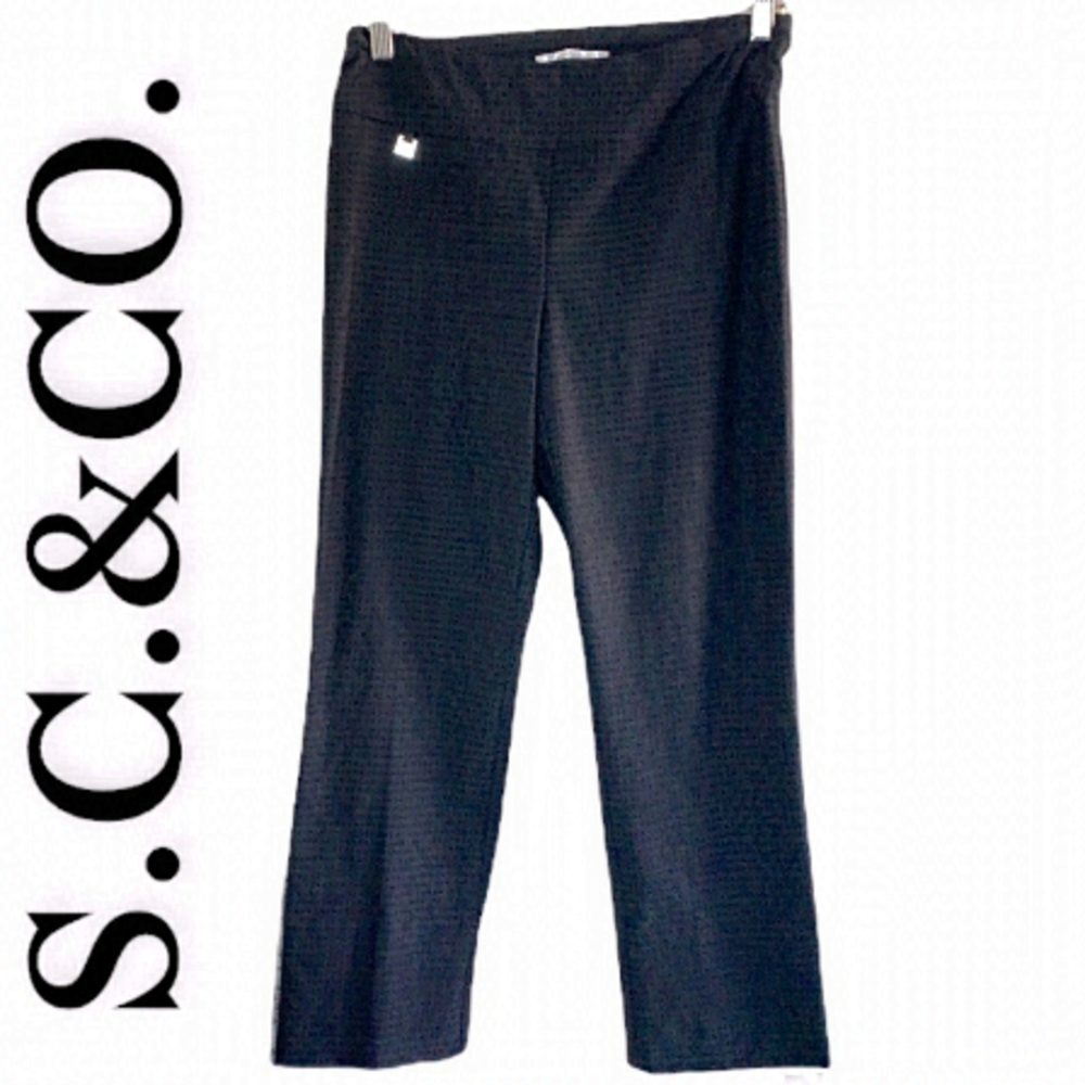S.c.&co Black Pull Over Stretchy Women’s Pants